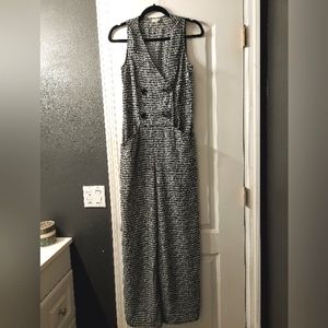 Max Studio black n white Jumpsuit XS